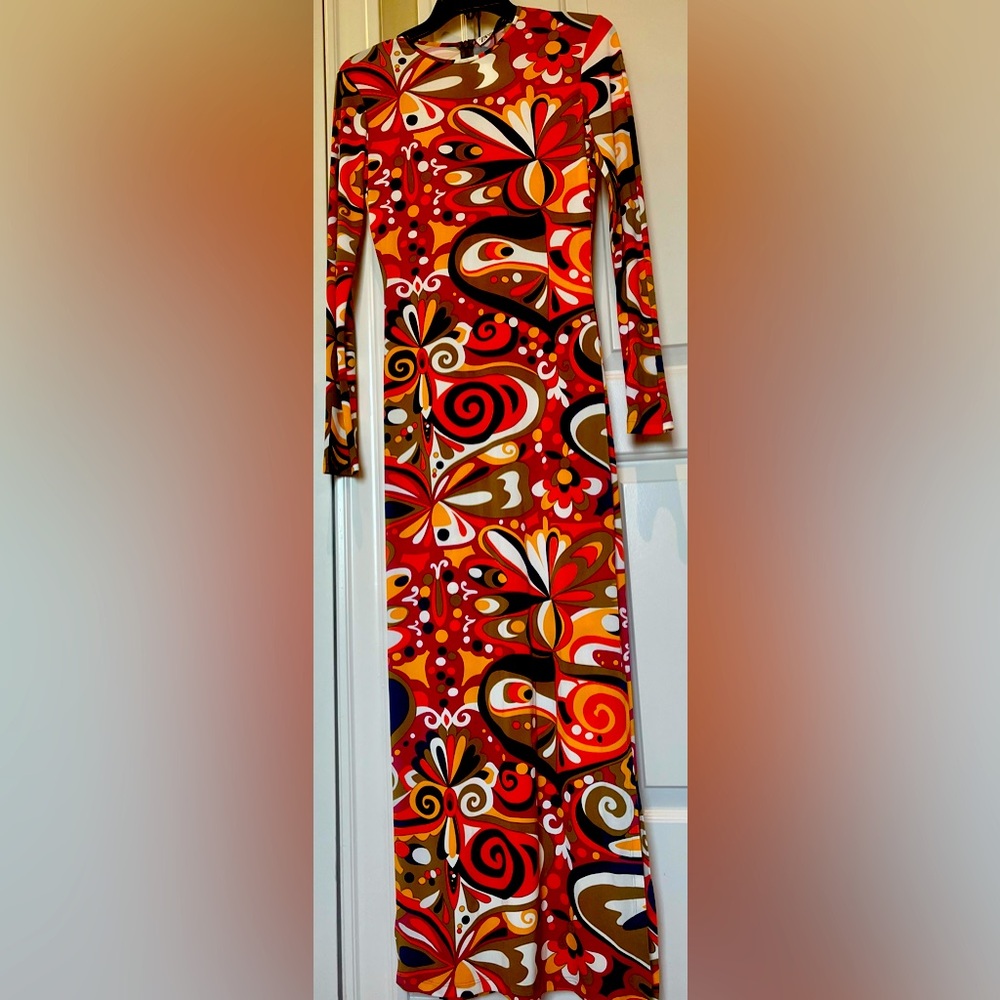 Zara long summer dress